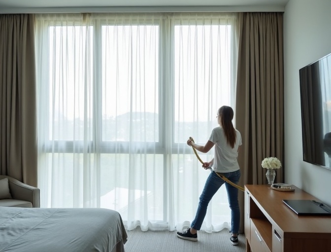 Clear Mountain Sheer Curtain Cleaning